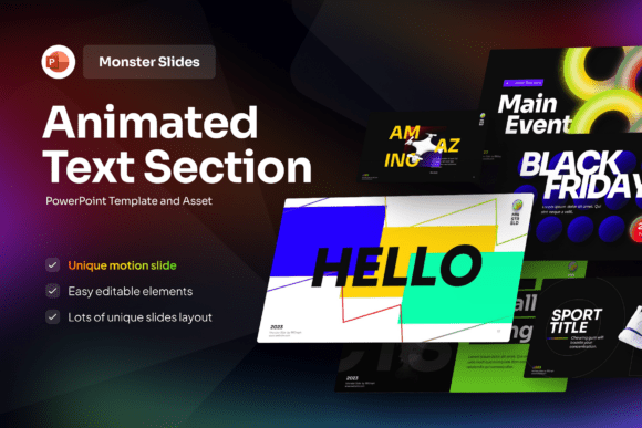 Animated Section PowerPoint Template