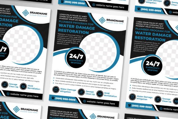 Plumber Program Vertical Flyer: A Practical Design Tool for Water Damage Restoration Professionals
