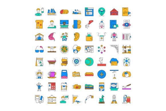 Various Business and Everyday Life Flat